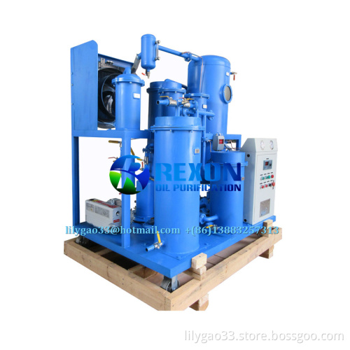 High Vacuum Lubricating Oil Purifier Plant with 3 Stage Filtration System and Coalescence Oil Water Filter